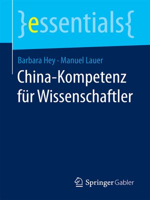 cover image of China-Kompetenz für Wissenschaftler